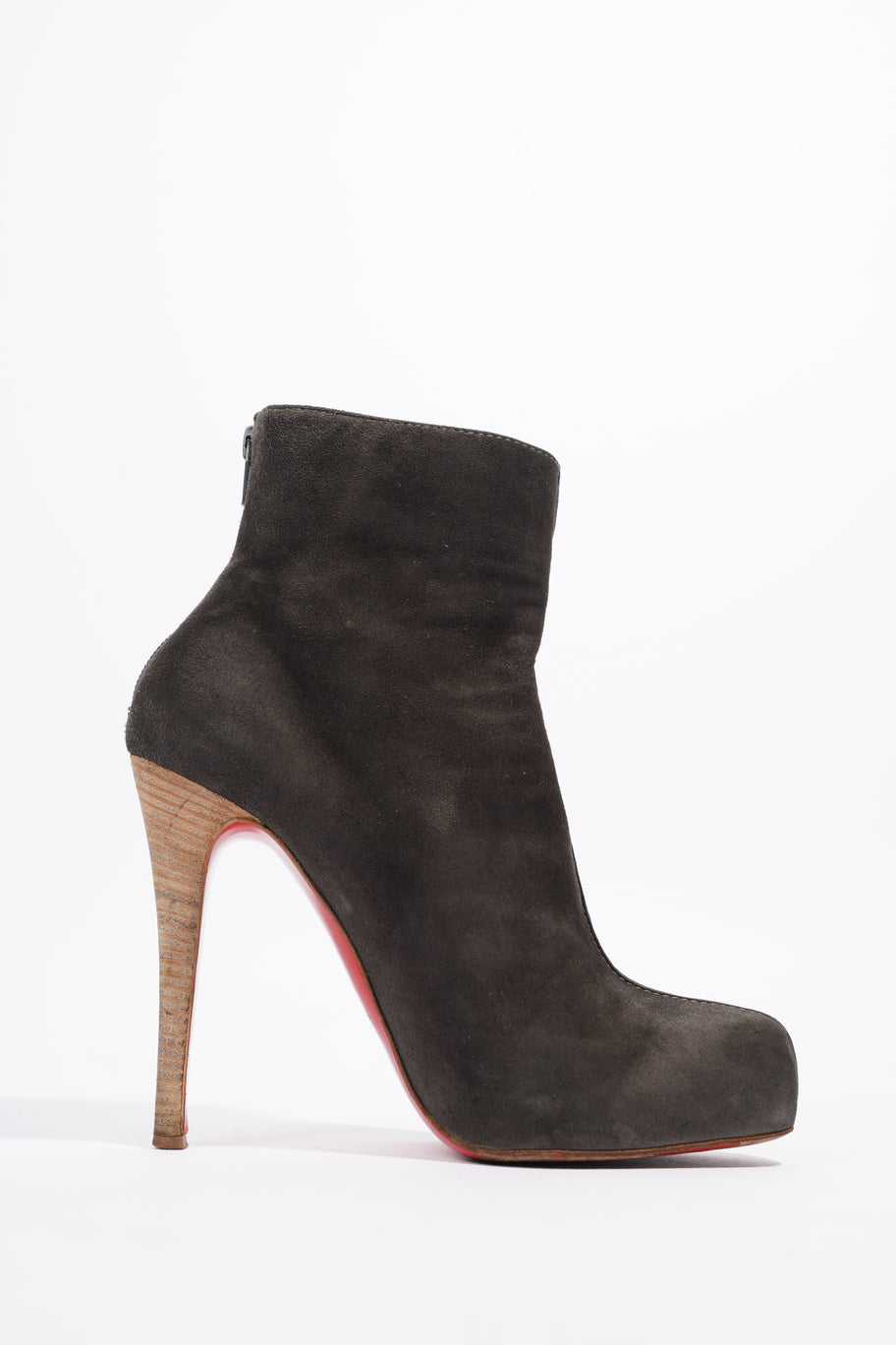 Ankle Boot Grey Suede EU 38 UK 5 Image 4