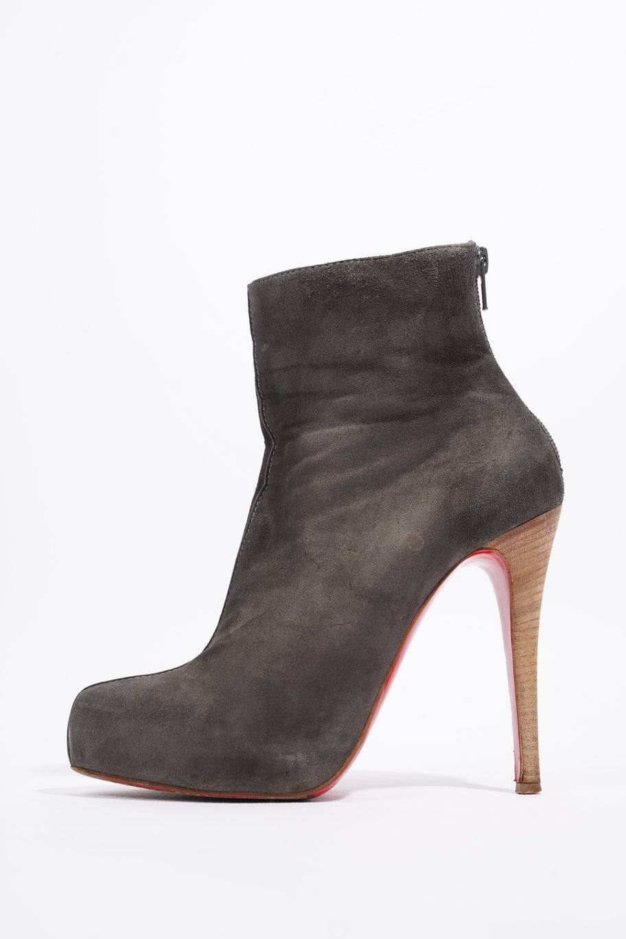 Ankle Boot Grey Suede EU 38 UK 5 Image 5