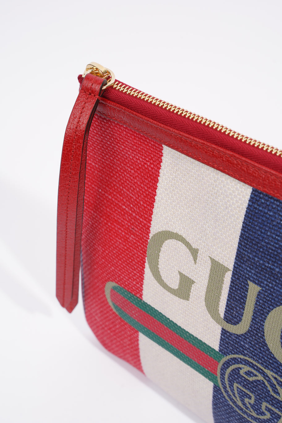 Clutch Red / White / Blue Canvas Image 12