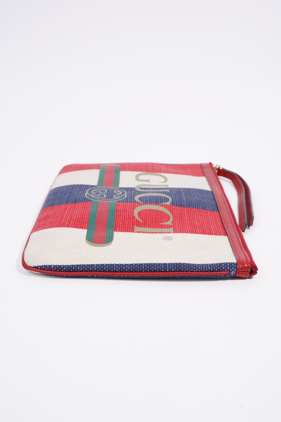 Clutch Red / White / Blue Canvas Image 3