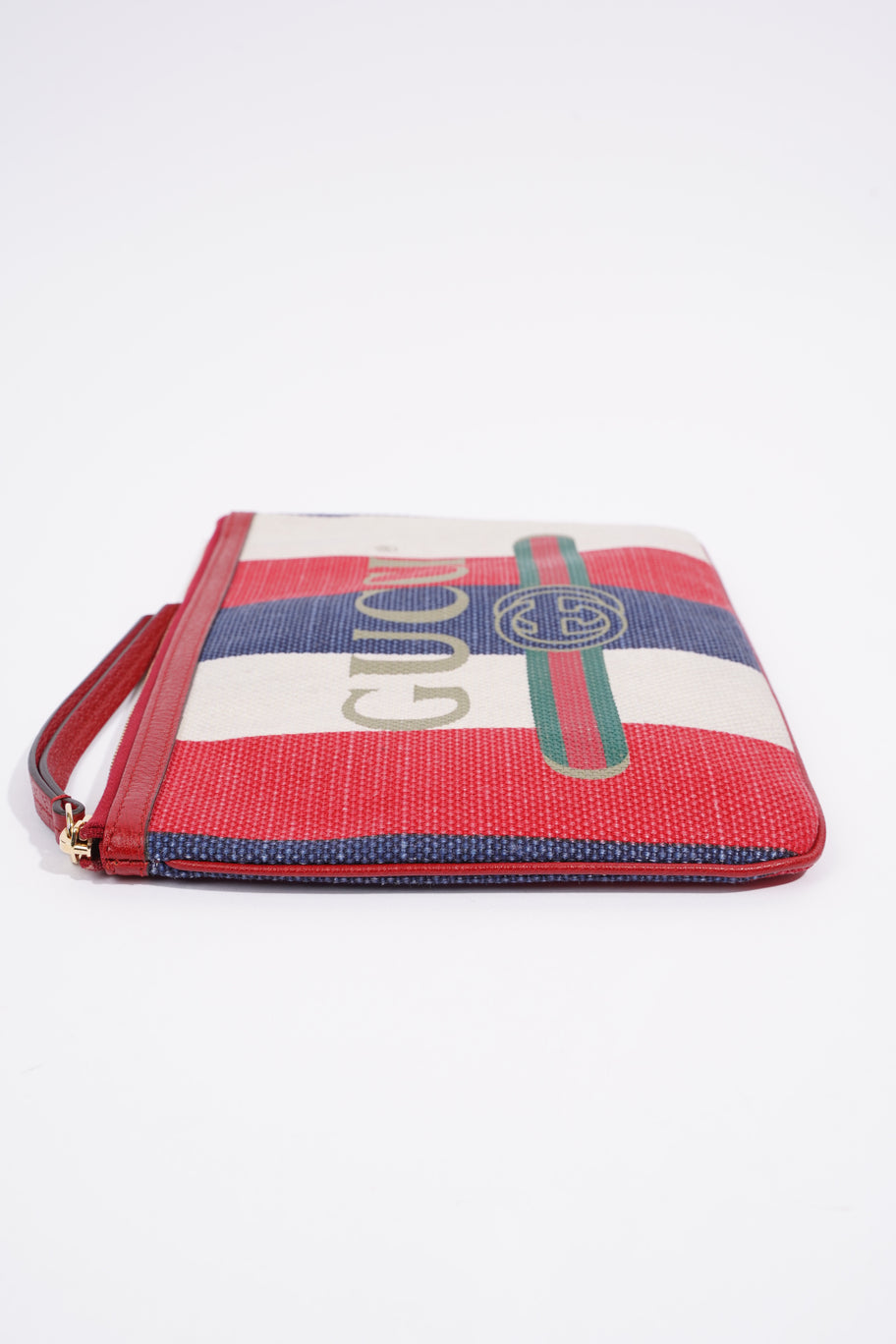 Clutch Red / White / Blue Canvas Image 5