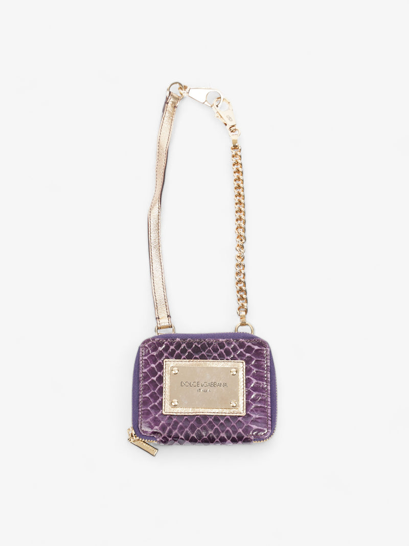  Coin Purse Purple Python