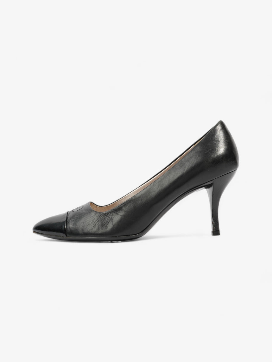 Salvatore Ferragamo Point Court Black Leather EU 41 UK 8 Image 5