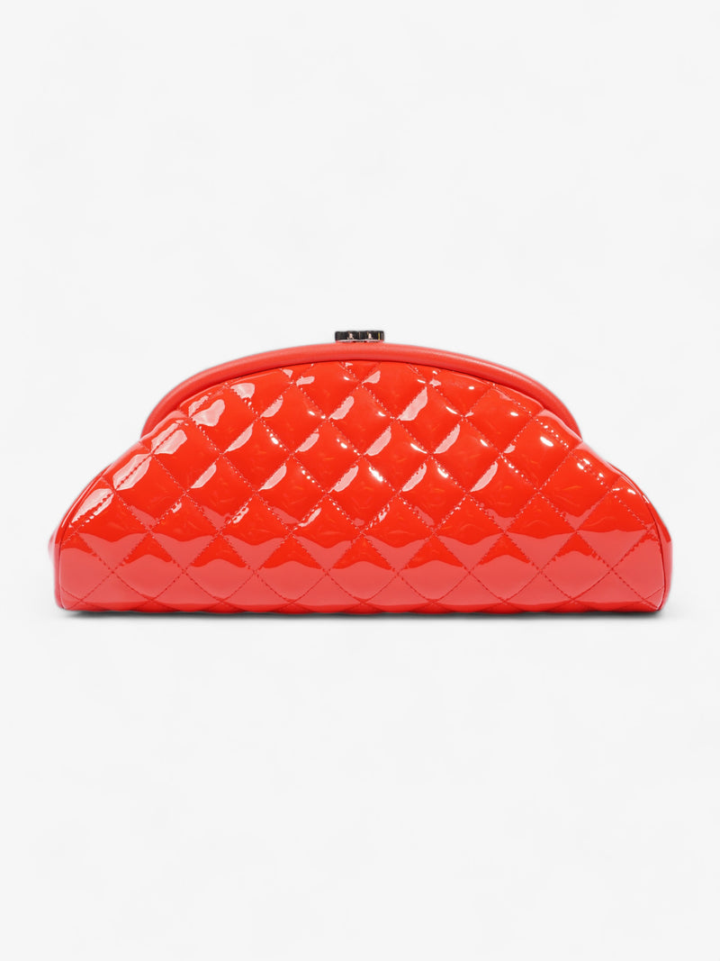  Chanel Timeless Clutch Red Patent Leather