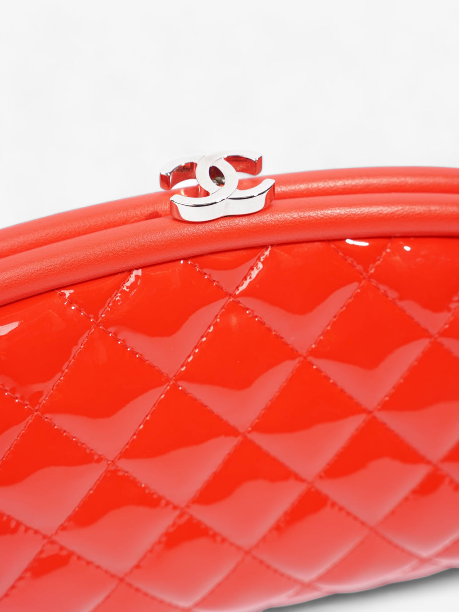 Chanel Timeless Clutch Red Patent Leather Image 3