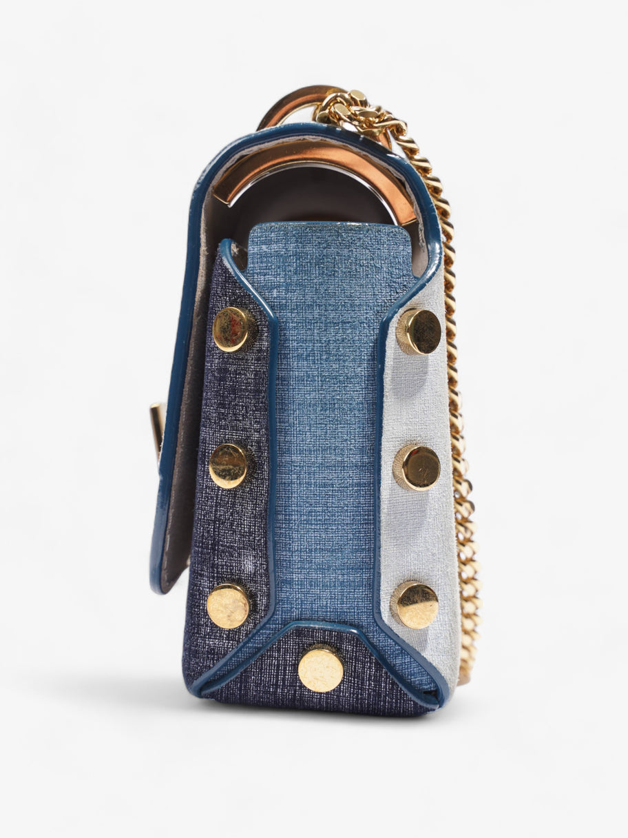 Lockett Petite Patchwork Bag Blue Denim Image 3