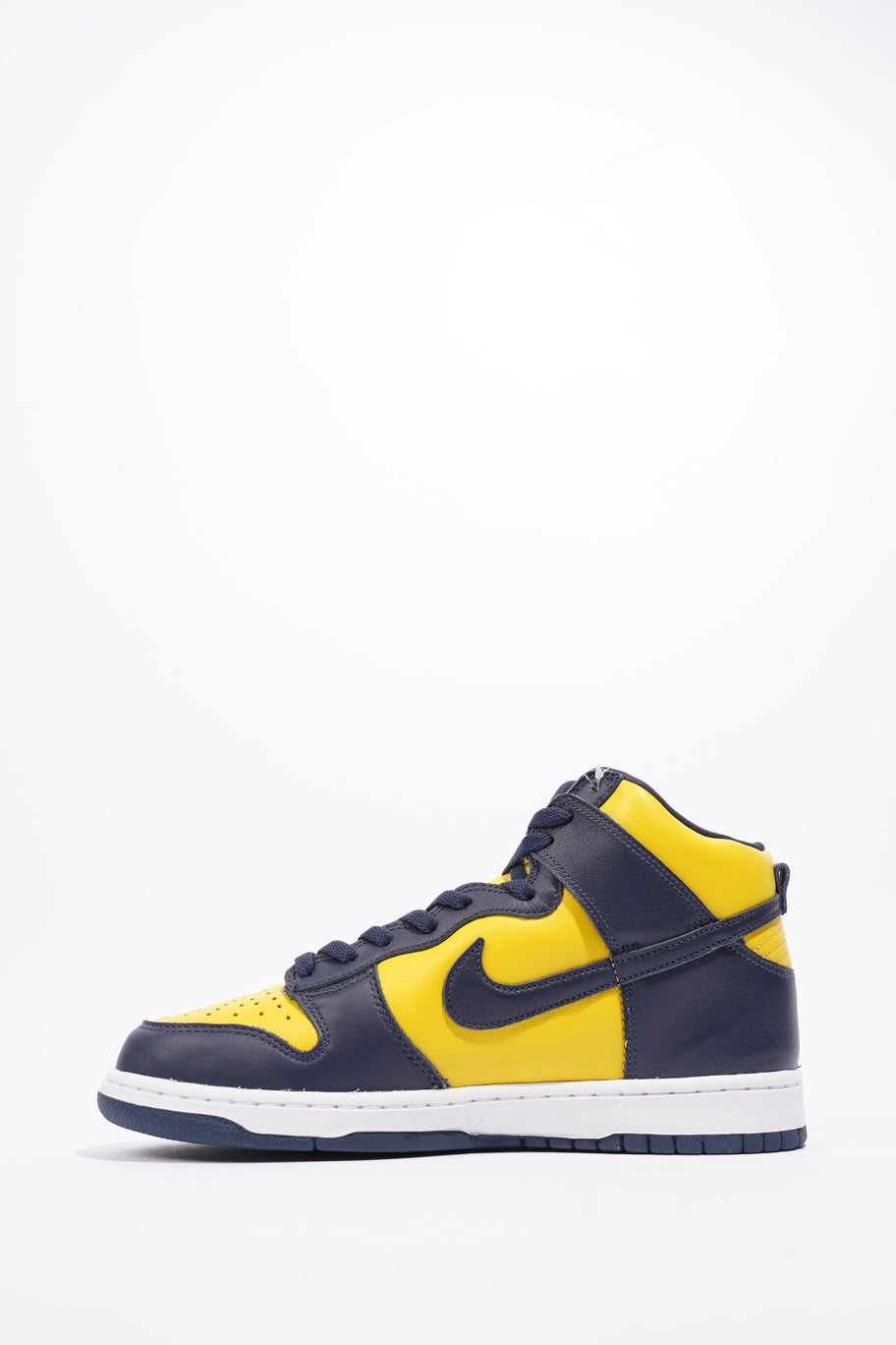 Nike Dunk Hi Michigan Varsity Maize / Midnight Navy Leather EU 42.5 UK 8 Image 3