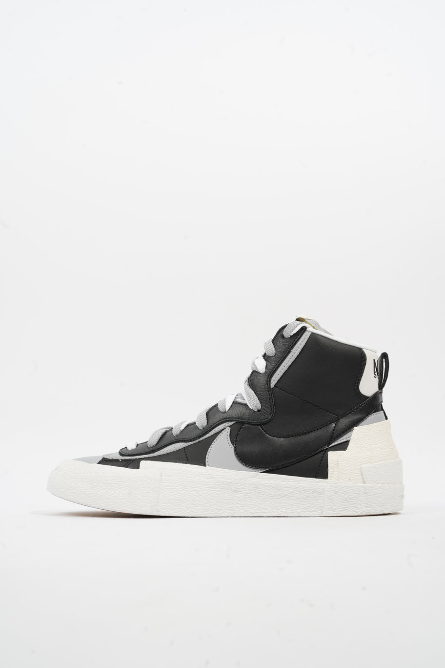 Blazer Mid Sacai Black Grey Black / Wolf Grey / White Leather EU ...