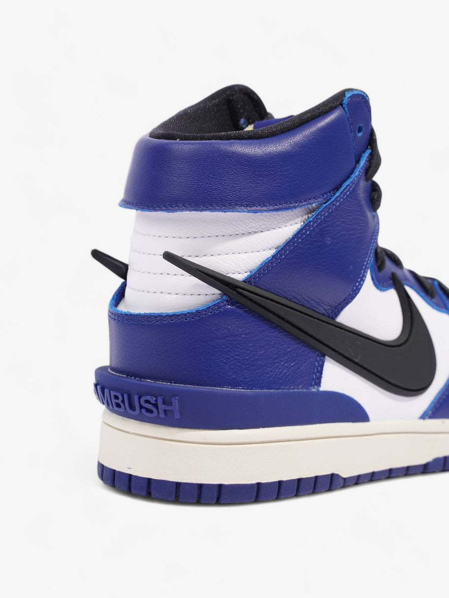 Dunk Hi Deep Royal Blue / Black / White Leather EU 42.5 UK 8 Image 9