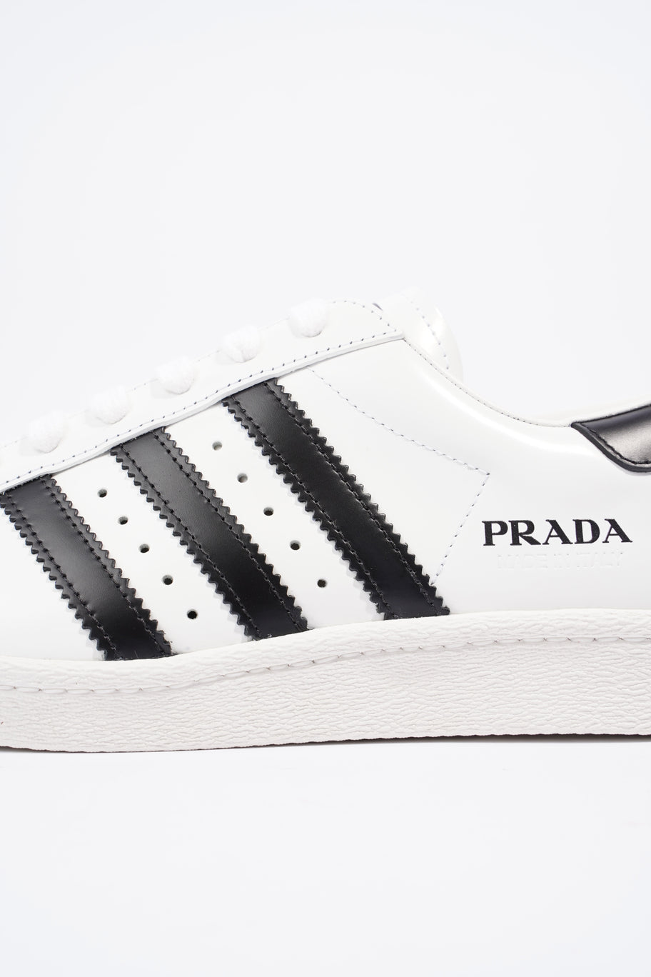 Adidas x Prada Superstar White / Black Leather EU 42.5 UK 8.5 Image 10