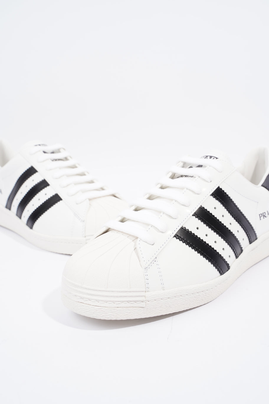 Adidas x Prada Superstar White / Black Leather EU 42.5 UK 8.5 Image 8