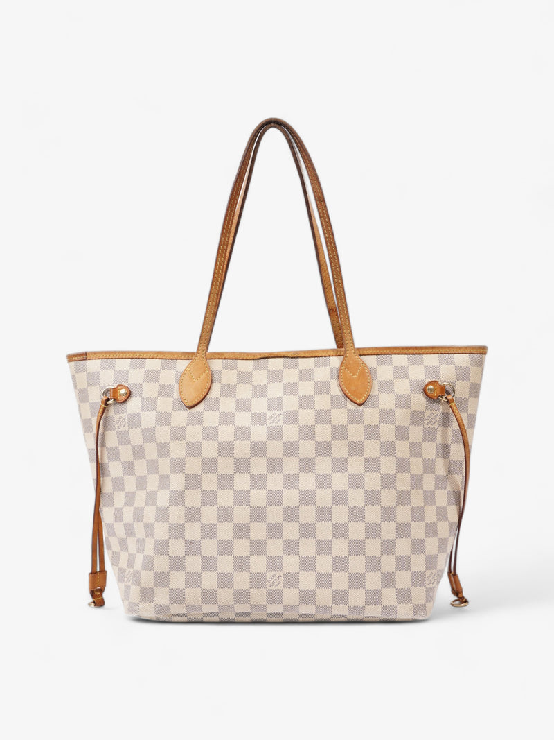  Neverfull MM Damier Azur Coated Canvas