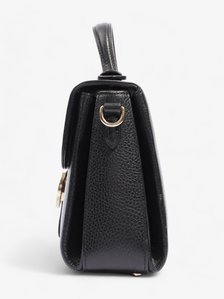 Gucci Interlocking G Shoulder Black Leather Image 3