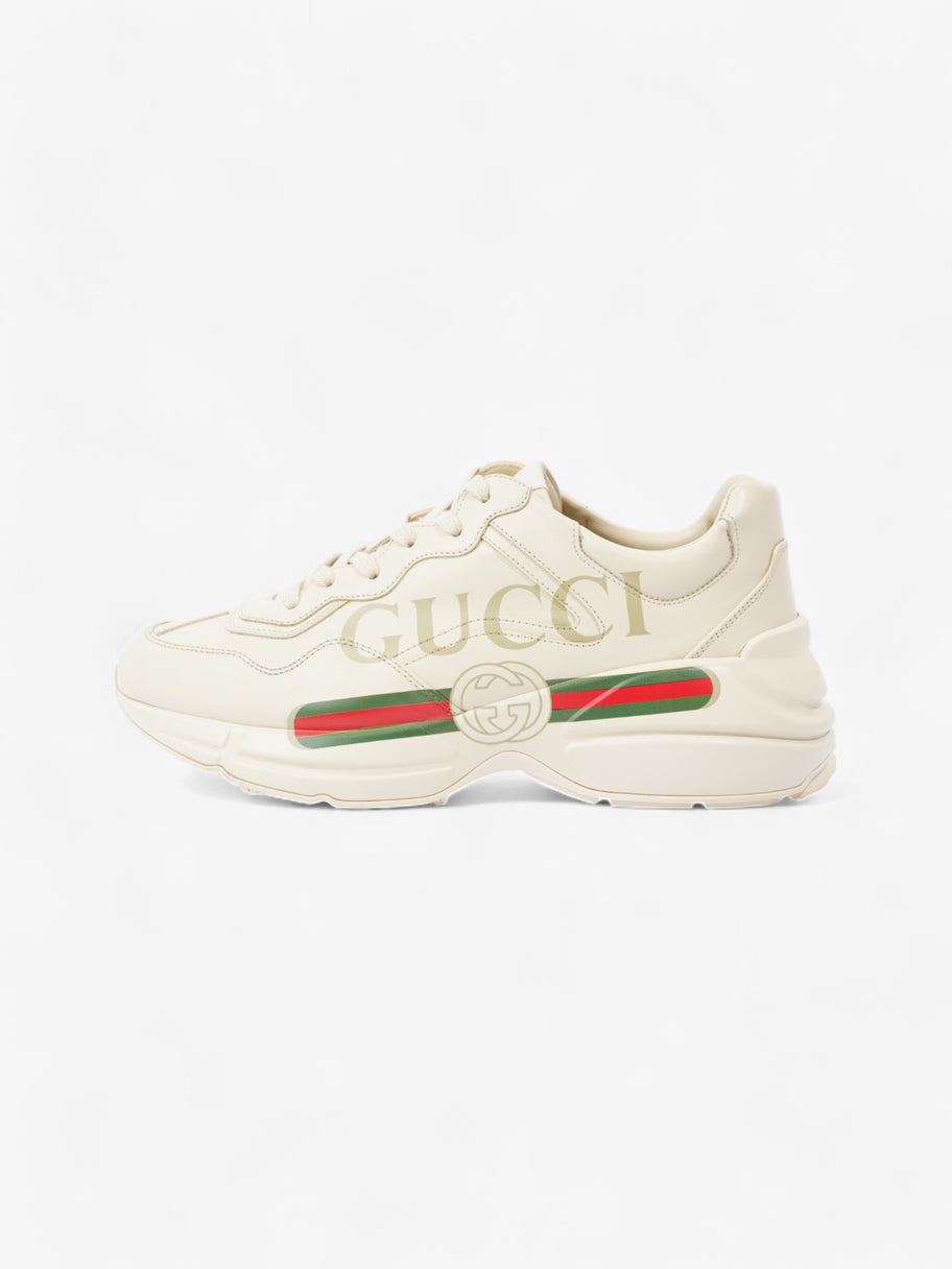 Gucci Rhyton Sneakers Beige  / Red / Green Leather EU 42.5 UK 8.5 Image 5