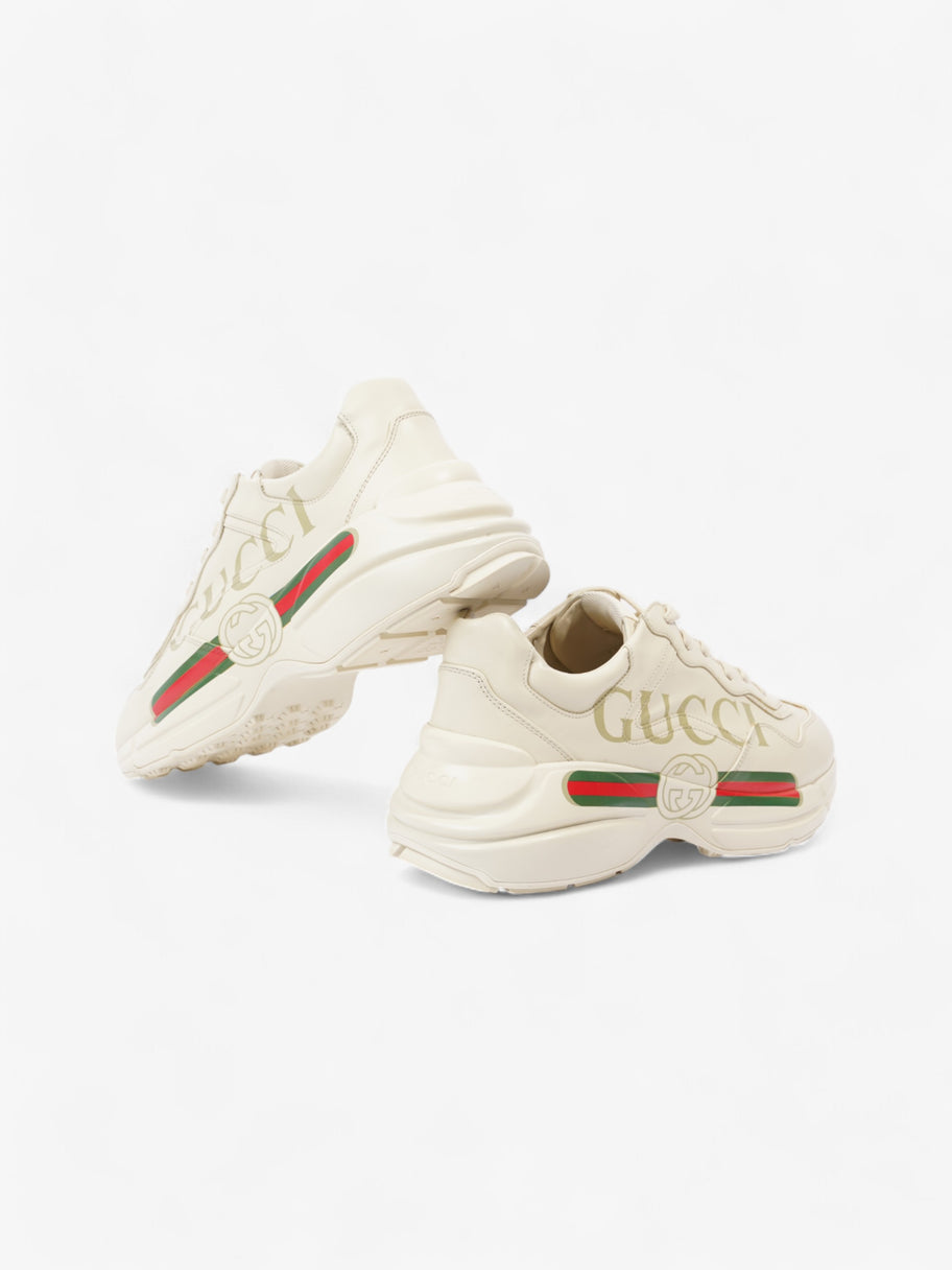 Gucci Rhyton Sneakers Beige  / Red / Green Leather EU 42.5 UK 8.5 Image 9