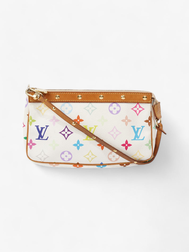  Louis Vuitton Pochette Accessoires Monogram Multicolour / White Canvas