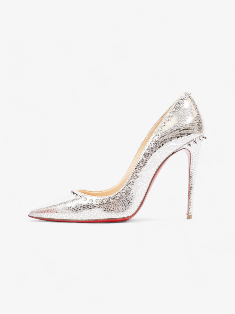 Christian Louboutin Angelina 100mm Silver Leather EU 39 UK 6 Image 5