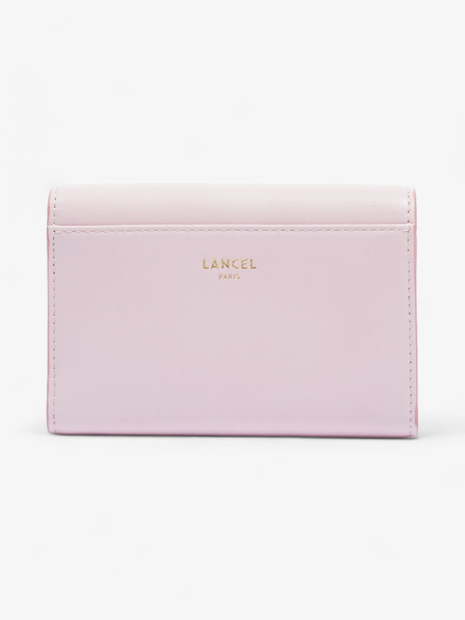 Lancel Roxane Slim Flap Wallet Pink Leather Image 3