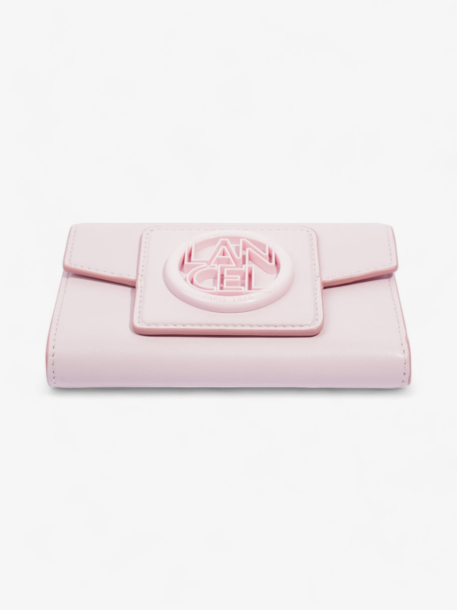 Lancel Roxane Slim Flap Wallet Pink Leather Image 5