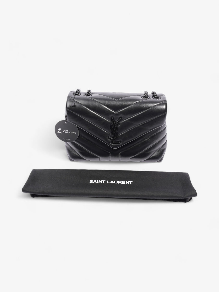 Saint Laurent Loulou Black Calfskin Leather Small Image 9