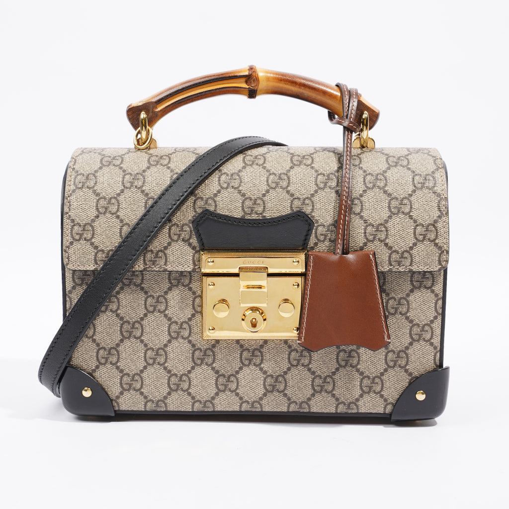 Gucci bamboo padlock discount bag