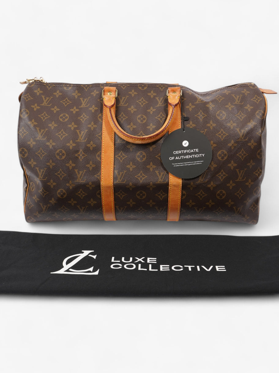 Louis Vuitton Keepall Monogram Coated Canvas 50 Image 10