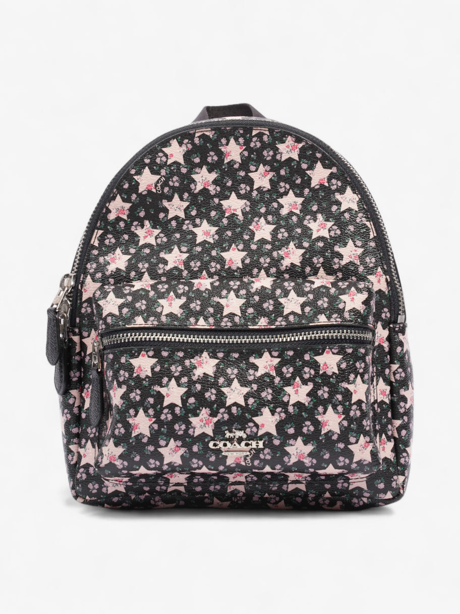 Coach Charlie Pink / Black Coated Canvas Small Image 1