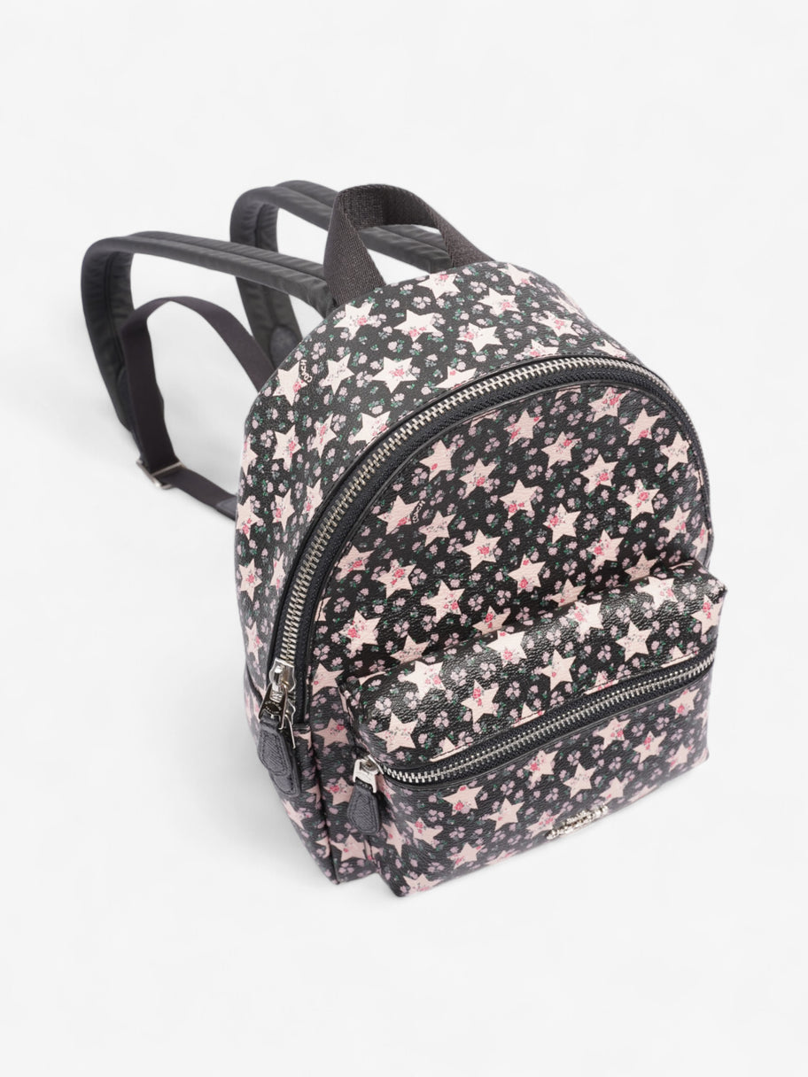 Coach Charlie Pink / Black Coated Canvas Small Image 9