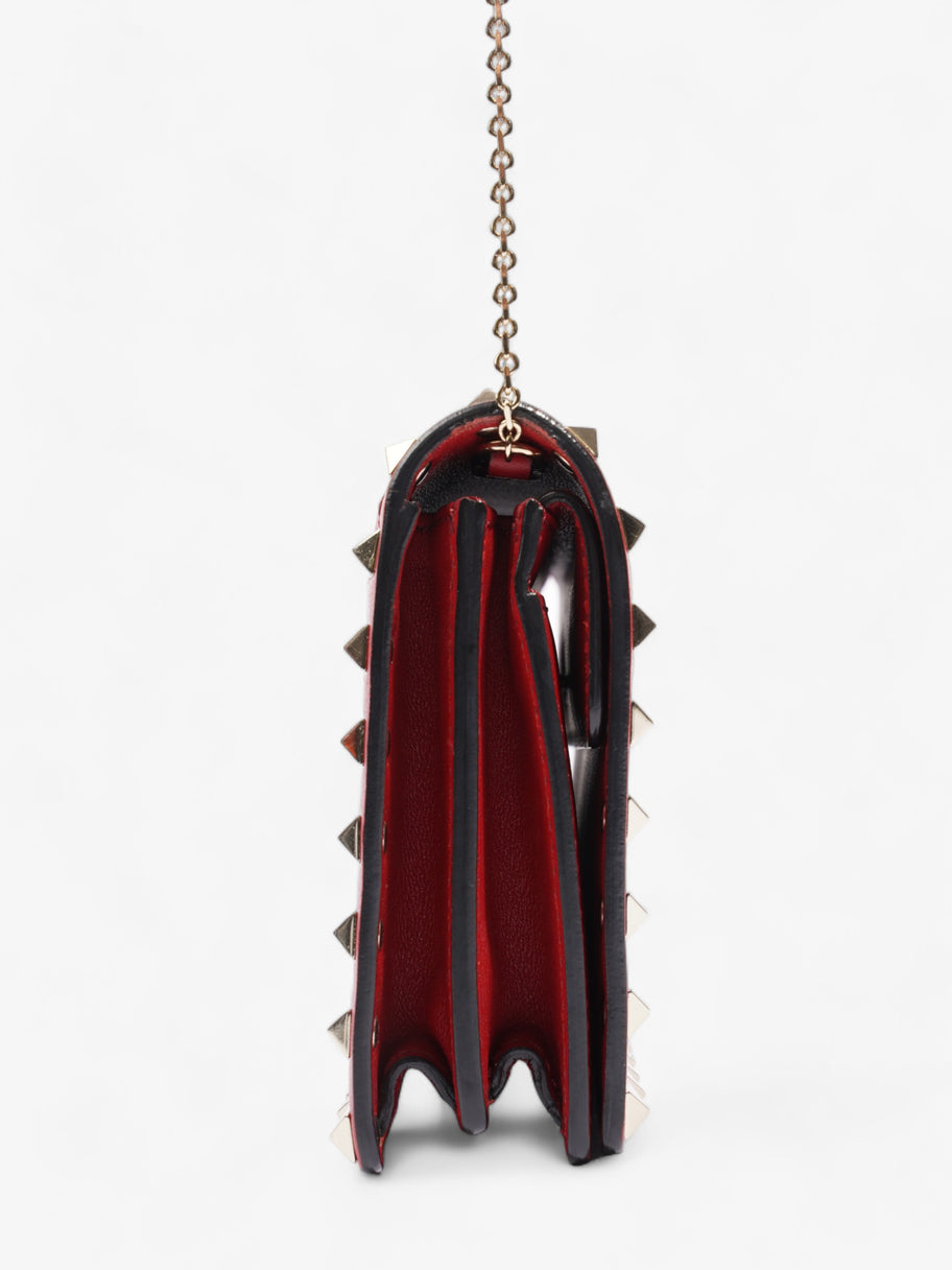 Valentino Rockstud Chain Red Leather Image 5