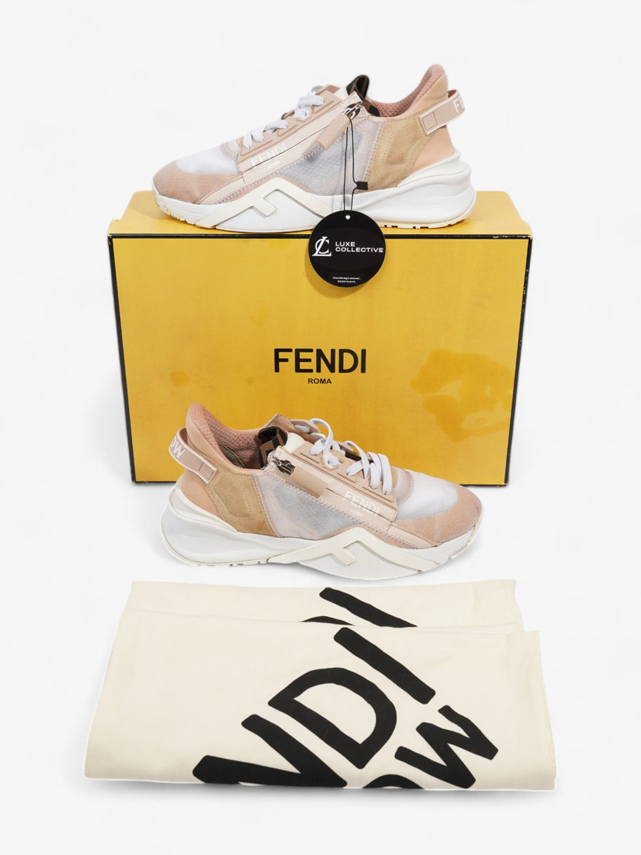 Fendi Flow Sneakers Nude / Beige  Mesh EU 37 UK 4 Image 10