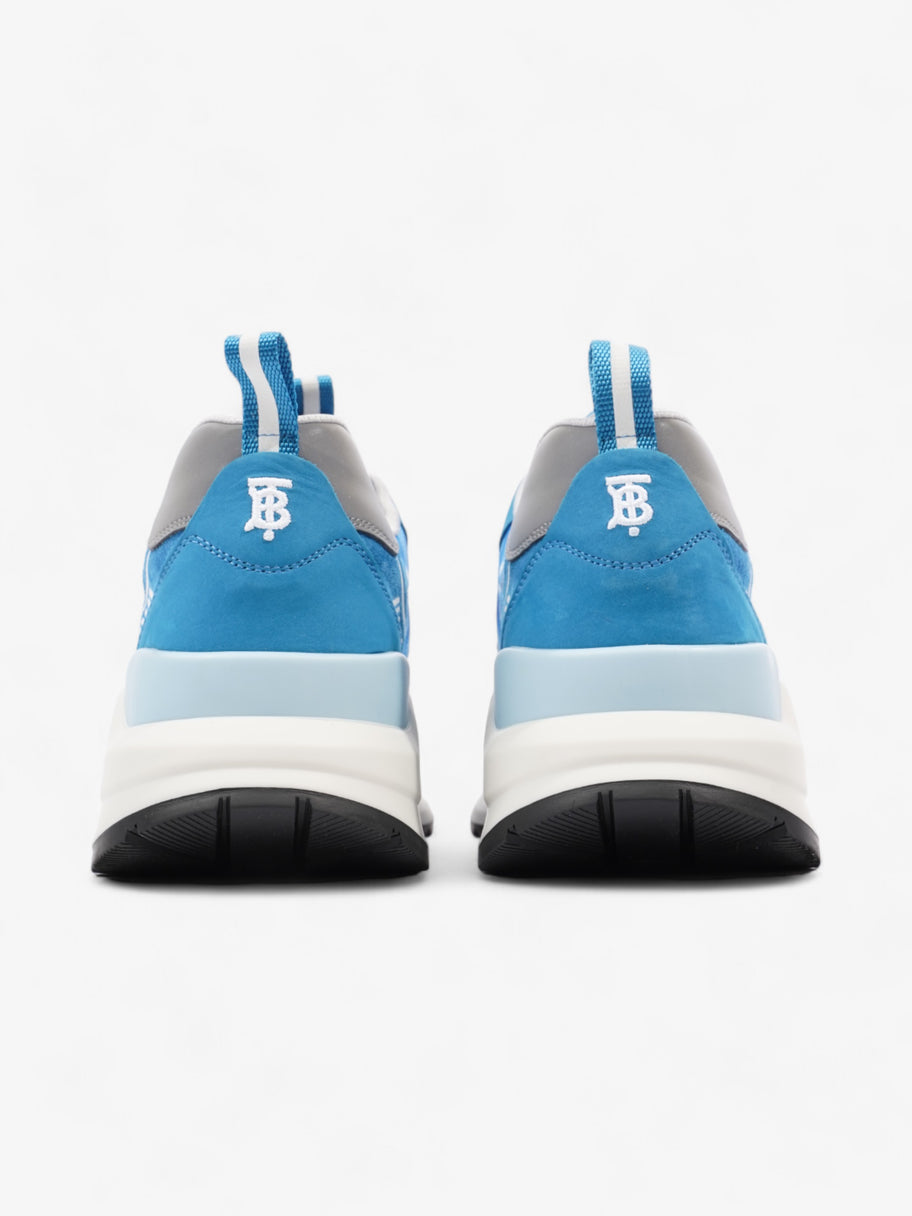 Burberry Sean Sneakers Blue  / White Suede EU 44 UK 10 Image 6