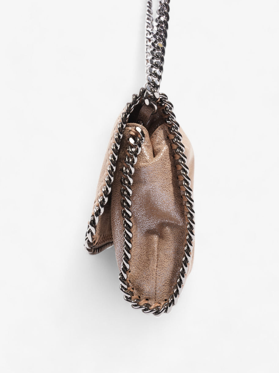 Stella McCartney Falabella Flap Bag Light Brown Faux Leather Image 3