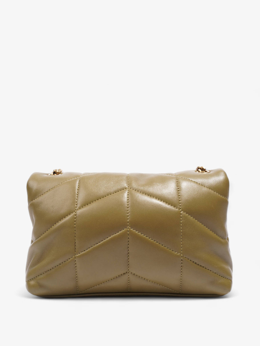 Toy Puffer Khaki Lambskin Leather Image 5