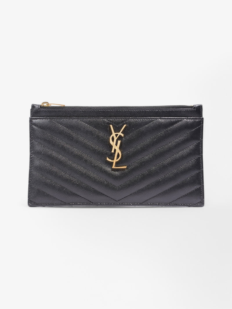  Saint Laurent Cassandre Matelassè Black Leather