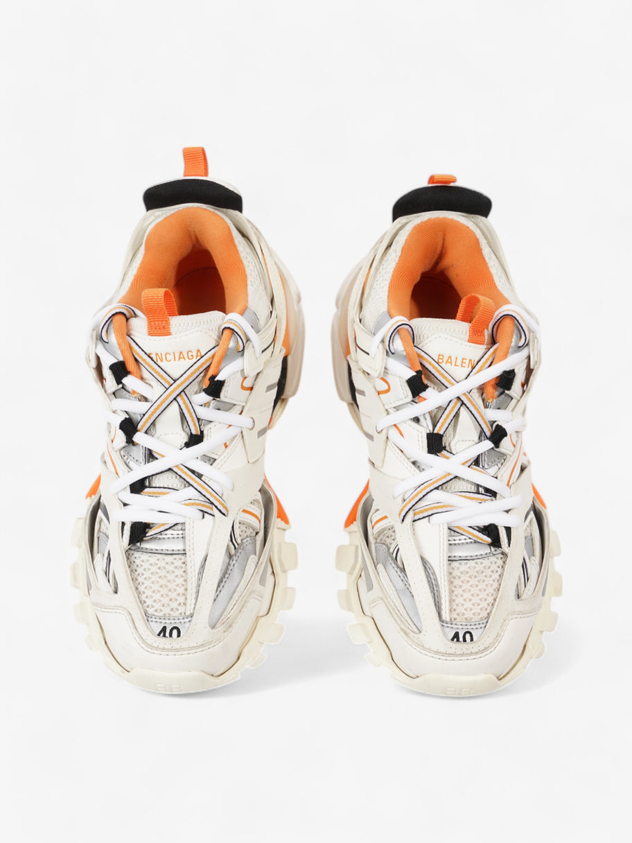 Balenciaga Tracks White  / Grey / Orange Mesh EU 40 UK 6 Image 8