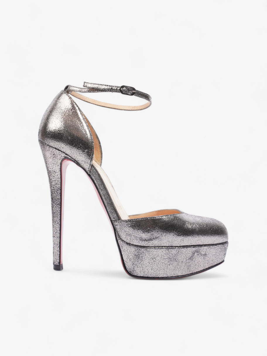 Christian Louboutin Ronda Dina Heels 120 Metallic Leather EU 36 UK 3 Image 1