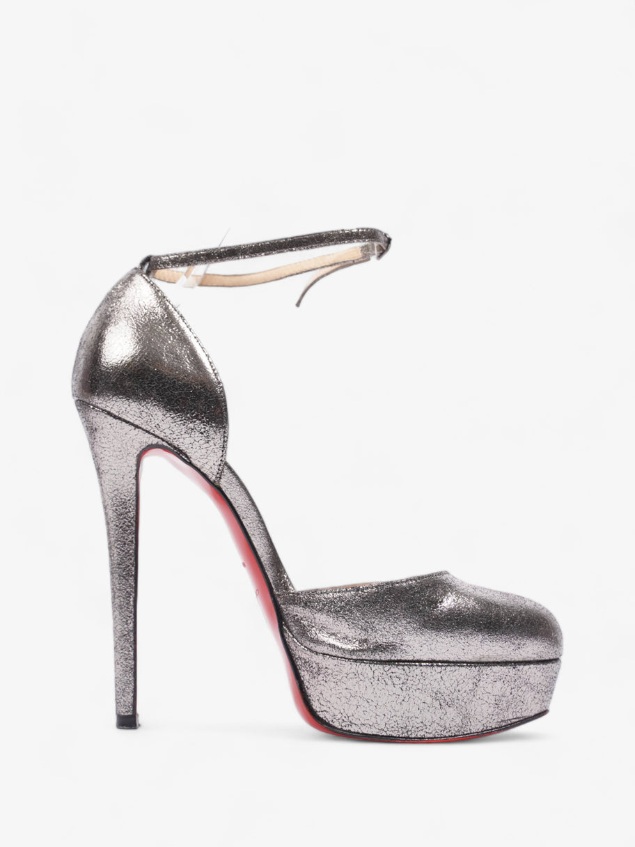 Christian Louboutin Ronda Dina Heels 120 Metallic Leather EU 36 UK 3 Image 4