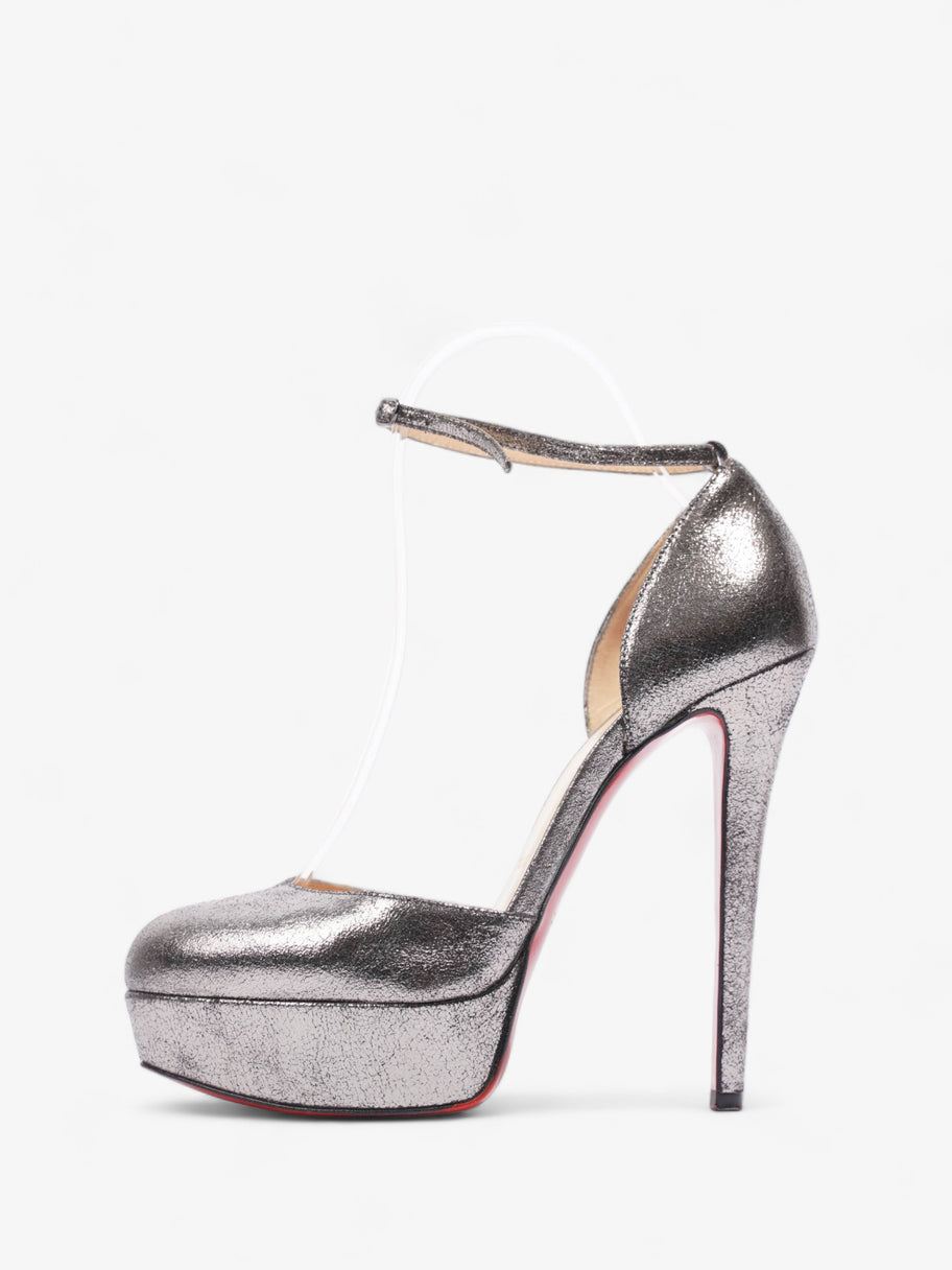 Christian Louboutin Ronda Dina Heels 120 Metallic Leather EU 36 UK 3 Image 5