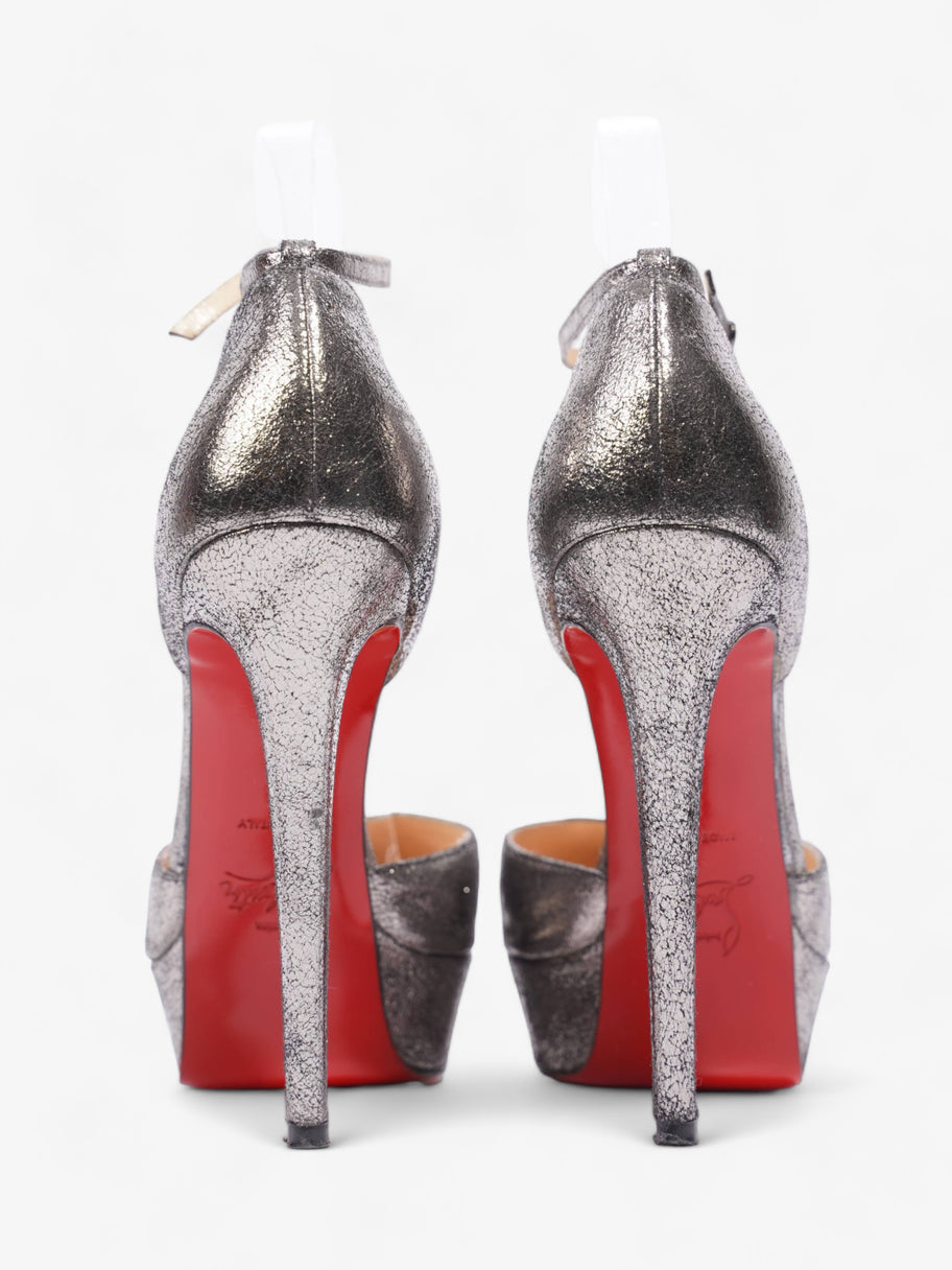 Christian Louboutin Ronda Dina Heels 120 Metallic Leather EU 36 UK 3 Image 6