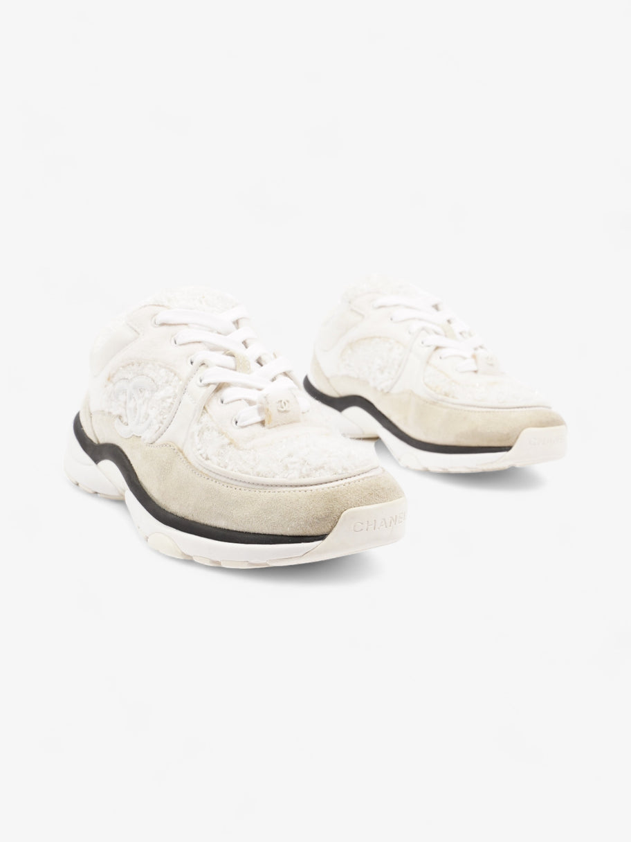 CC Logo Sneakers  White / Black Suede EU 37 UK 4 Image 2