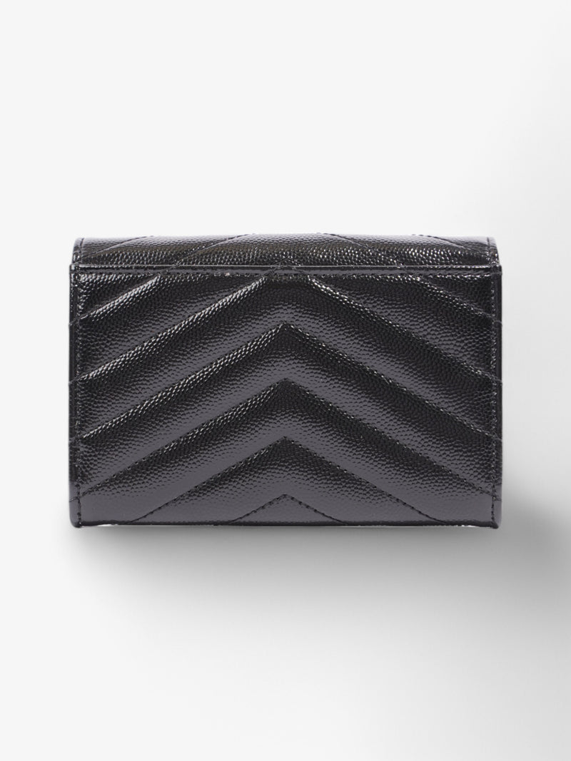  Saint Laurent Envelope Wallet Black Matelasse Leather