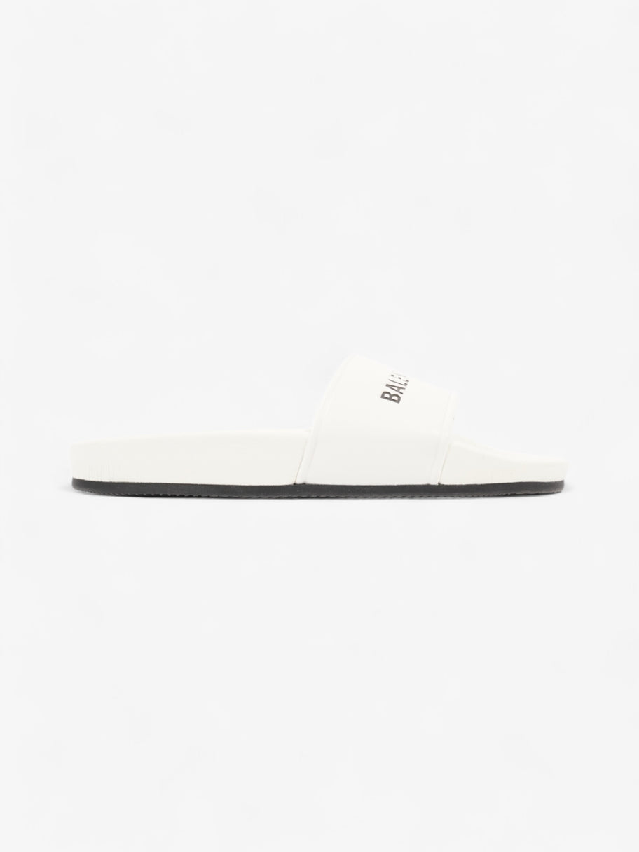 Balenciaga Pool Slides White Rubber EU 38 UK 5 Image 1