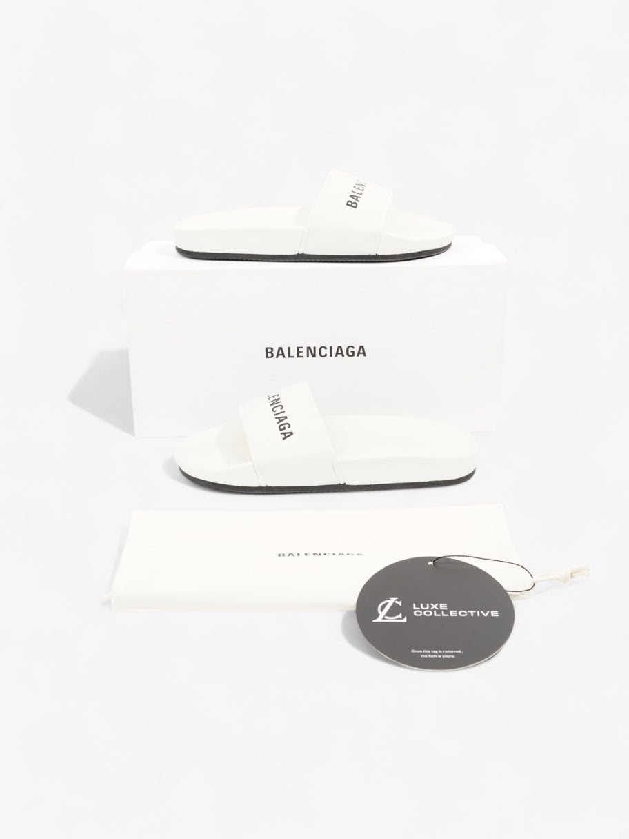 Balenciaga Pool Slides White Rubber EU 38 UK 5 Image 10