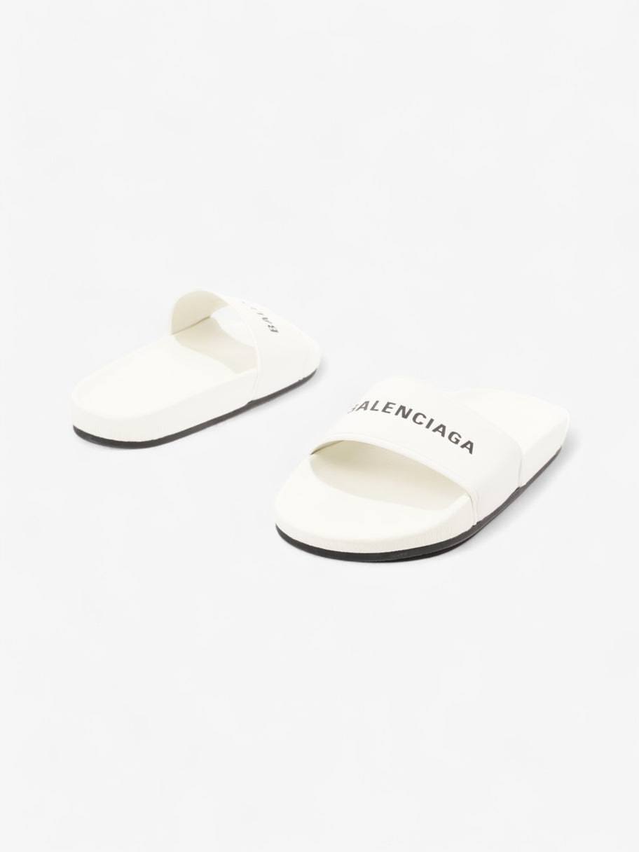 Balenciaga Pool Slides White Rubber EU 38 UK 5 Image 9