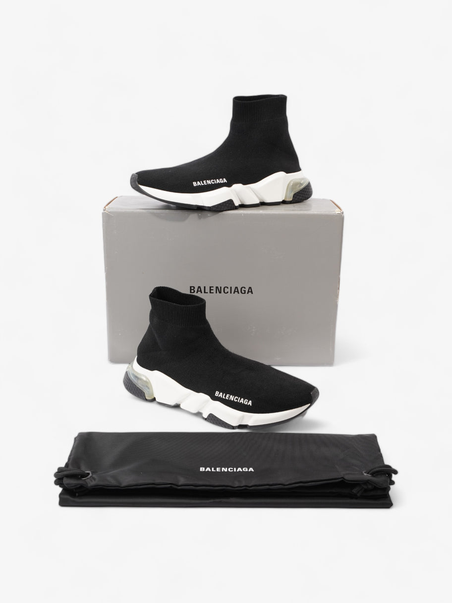 Balenciaga Speed Clear Sole Black / White Cotton EU 38 UK 5 Image 11