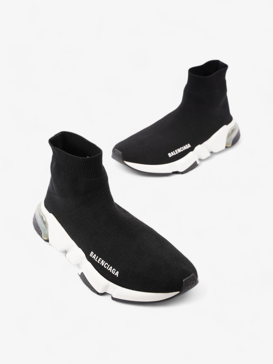 Balenciaga Speed Clear Sole Black / White Cotton EU 38 UK 5 Image 9