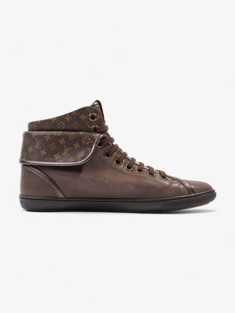 Louis Vuitton Brea Fold Over High-tops  Brown / Brown Monogram Canvas EU 37.5 UK 4.5 Image 4