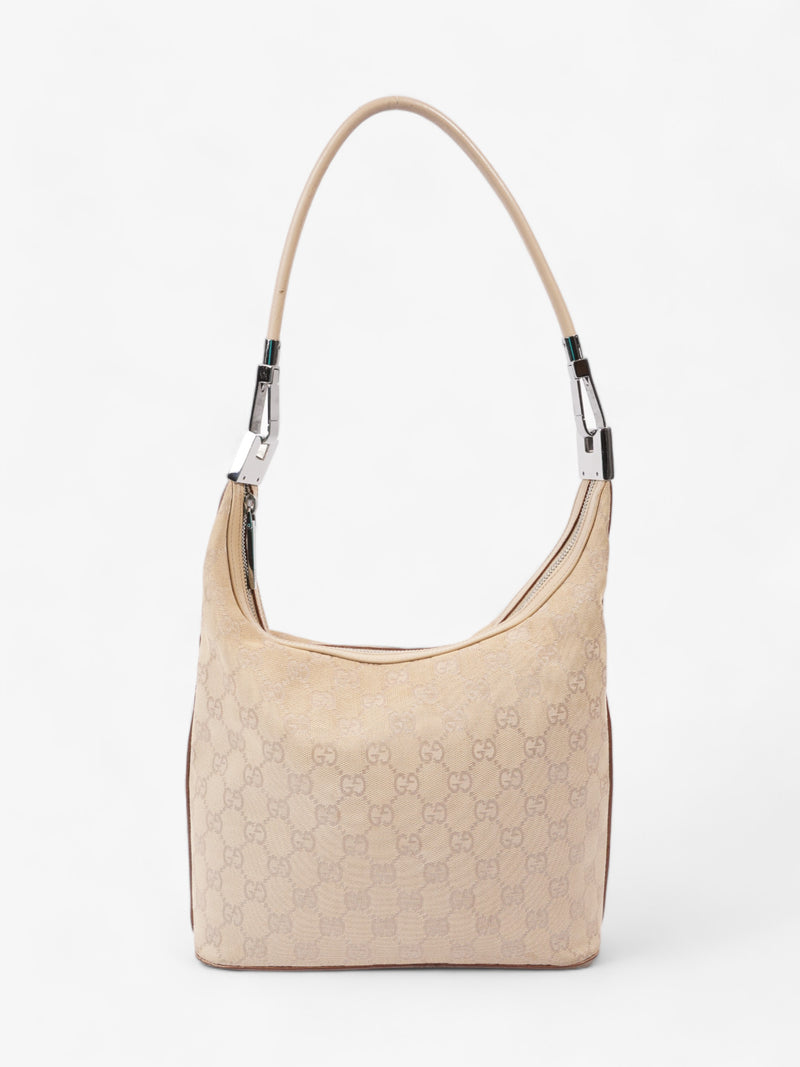  Gucci Hobo Beige GG Supreme Canvas