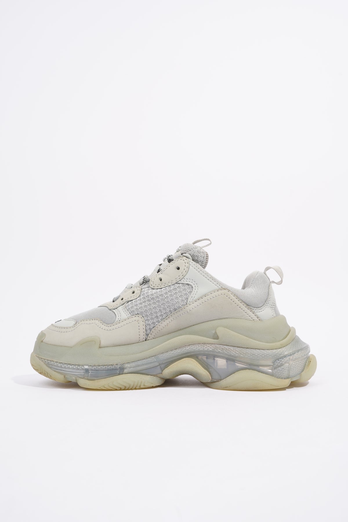 Balenciaga grey clearance clear sole