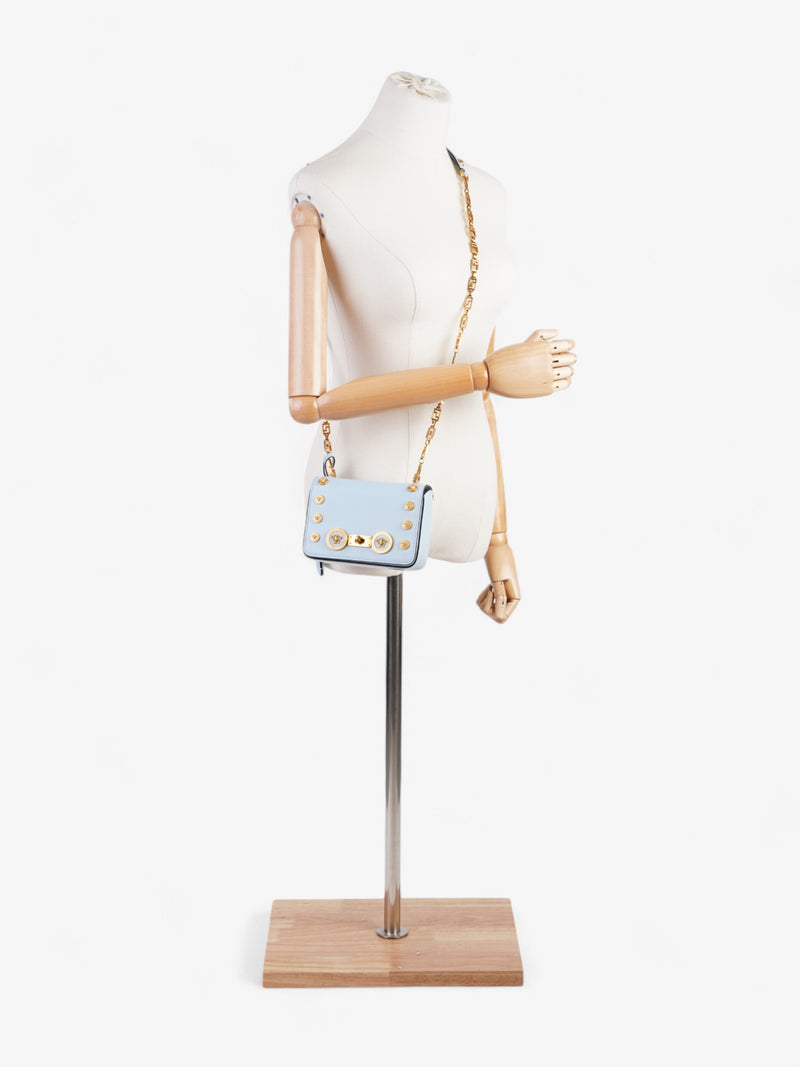  Versace Icon Bag Baby Blue Leather